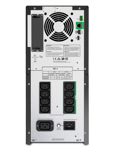 APC Smart-UPS 2200VA uninterruptible power supply (UPS) Line-Interactive 2.2 kVA 1980 W 9 AC outlet(s)