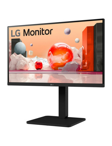 LG 24BA550-B tietokoneen litteä näyttö 60,5 cm (23.8") 1920 x 1080 pikseliä Full HD LCD Musta