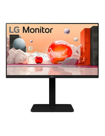 LG 24BA450-B tietokoneen litteä näyttö 60,5 cm (23.8") 1920 x 1080 pikseliä Full HD Musta
