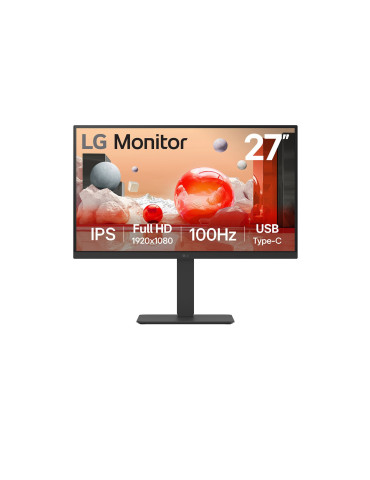 LG 27BA750-B tietokoneen litteä näyttö 68,6 cm (27") 1920 x 1080 pikseliä Full HD LCD Musta