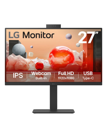 LG 27BA850-B tietokoneen litteä näyttö 68,6 cm (27") 1920 x 1080 pikseliä Full HD Musta