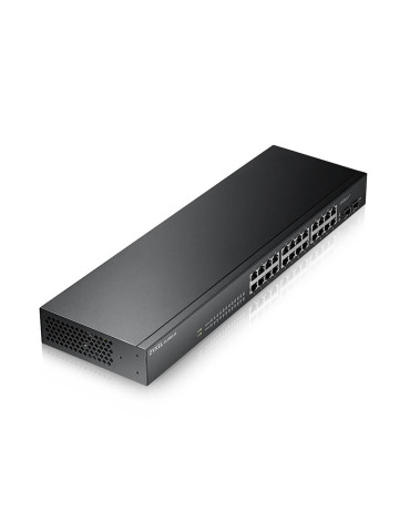 Zyxel GS-1900-24 v2 Managed L2 Gigabit Ethernet (10 100 1000) 1U Black