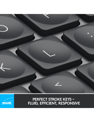Logitech Master MX Keys Mini keyboard Office RF Wireless + Bluetooth QWERTY US International Graphite