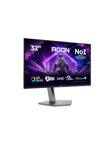 AOC AGON PRO AG326UD computer monitor 31.5" 3840 x 2160 pixels 4K Ultra HD QD-OLED Black