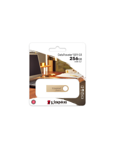 Kingston Technology DataTraveler 256GB 220MB s Metal USB 3.2 Gen 1 SE9 G3