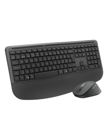 Logitech Signature Comfort Plus Combo MK880 for Business keyboard Mouse included Office RF Wireless + Bluetooth QWERTY Danish,