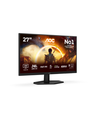 AOC G4 Q27G42ZE computer monitor 27" 2560 x 1440 pixels Quad HD LCD Black, Red