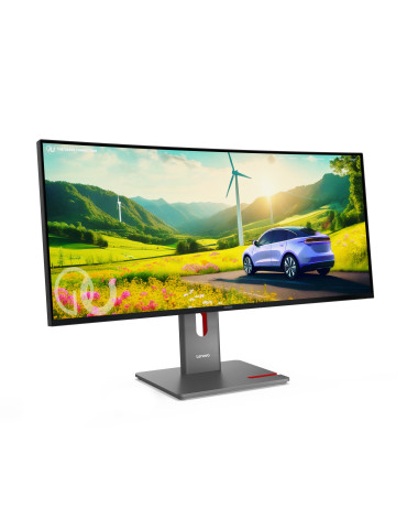 Lenovo ThinkVision P34WD-40 tietokoneen litteä näyttö 86,4 cm (34") 3440 x 1440 pikseliä Wide Quad HD LCD Musta