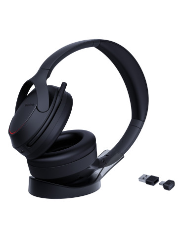 Yealink BH78 Headset Wired & Wireless Head-band Calls Music USB Type-C   USB Type-A Bluetooth Charging stand Black