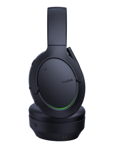 Yealink BH78 Headset Wired & Wireless Head-band Calls Music USB Type-C   USB Type-A Bluetooth Charging stand Black