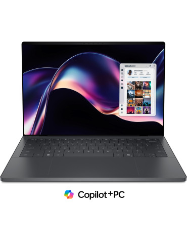 DELL XPS 14 DA14260 Copilot+ PC Intel Core Ultra X7 358H Laptop 14" Touchscreen 2.8K 32 GB LPDDR5x-SDRAM 1 TB SSD Wi-Fi 7