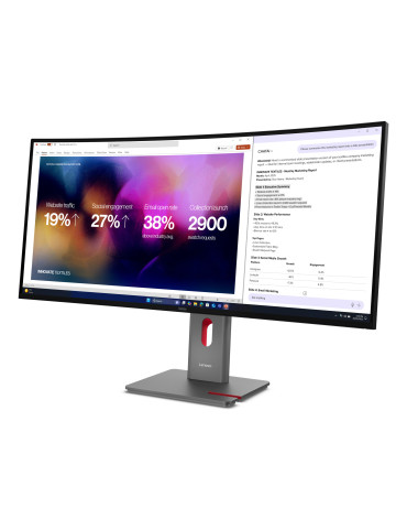 Lenovo ThinkVision P40WD-40 computer monitor 39.7" 5120 x 2160 pixels LCD Black