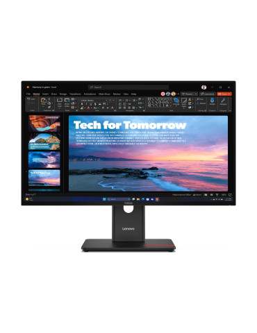 Lenovo ThinkVision T27QD-40 tietokoneen litteä näyttö 68,6 cm (27") 2560 x 1440 pikseliä Wide Quad HD LED Musta