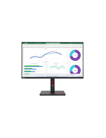 Lenovo ThinkVision T32h-30 tietokoneen litteä näyttö 80 cm (31.5") 2560 x 1440 pikseliä Quad HD LED Musta