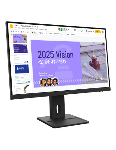 Lenovo ThinkVision E27Q-40 tietokoneen litteä näyttö 68,6 cm (27") 2560 x 1440 pikseliä Quad HD LCD Musta