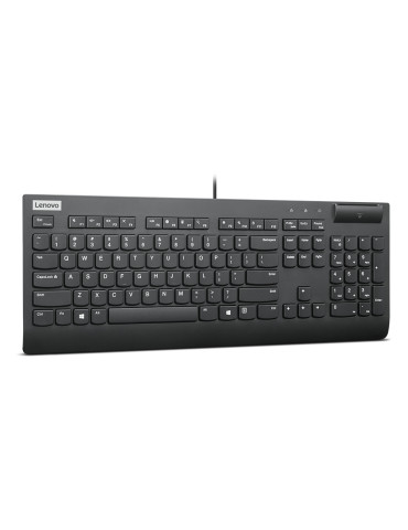 Lenovo Smartcard Wired Keyboard II näppäimistö Koti  Toimisto USB Suomi, Ruotsi Musta