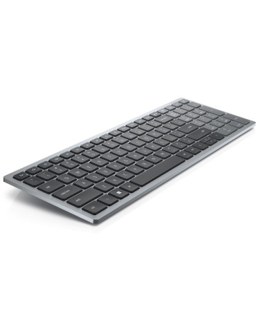 DELL KB740 näppäimistö Office RF Wireless + Bluetooth QWERTY Pohjoismainen Harmaa, Musta