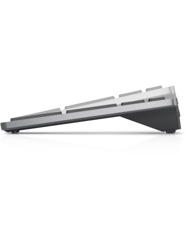 DELL KB740 näppäimistö Office RF Wireless + Bluetooth QWERTY Pohjoismainen Harmaa, Musta