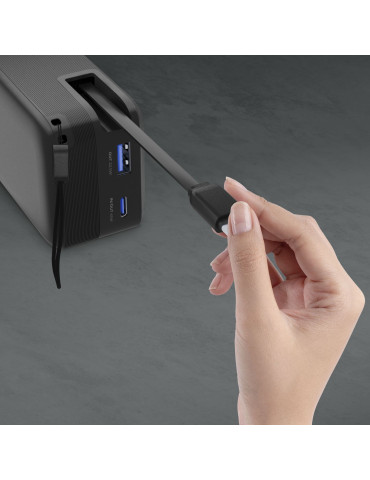 Cellularline PBROLL20000K power bank 20000 mAh Black