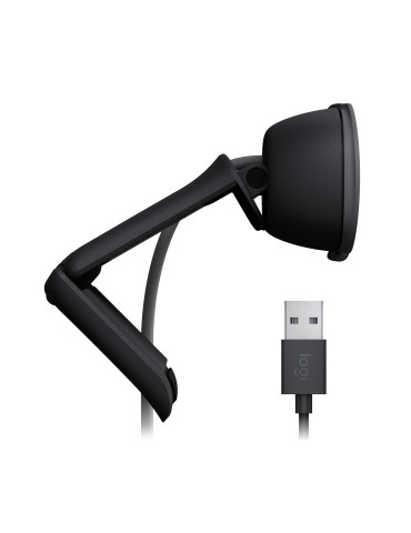 Logitech Brio 100 webcam 2 MP 1920 x 1080 pixels USB Graphite