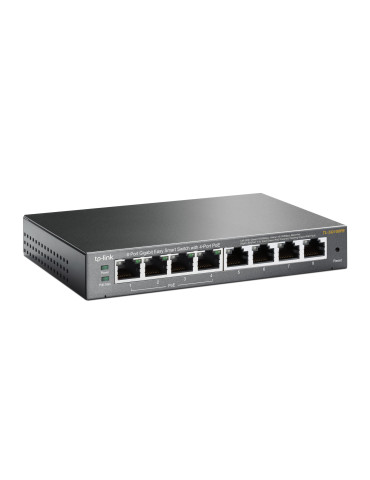 TP-Link TL-SG108PE Managed L2 Gigabit Ethernet (10 100 1000) Power over Ethernet (PoE) Black