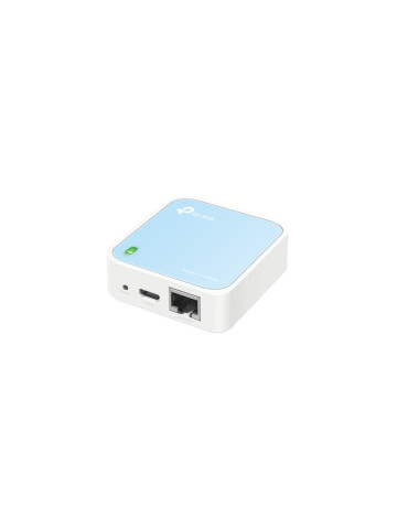 TP-Link TL-WR802N wireless router Fast Ethernet Single-band (2.4 GHz) Blue, White