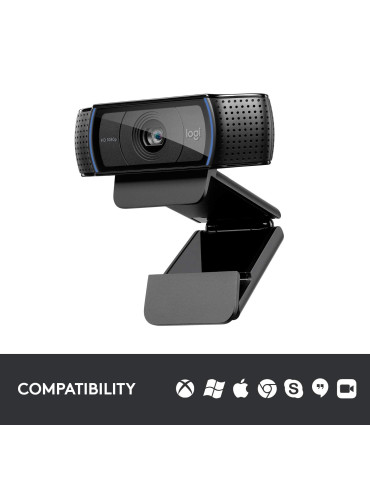 Logitech C920 Pro HD webcam 3 MP 1920 x 1080 pixels USB Black