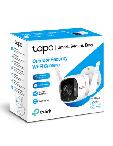 TP-Link Tapo C320WS Bullet IP security camera Indoor & outdoor 2160 x 1440 pixels Wall