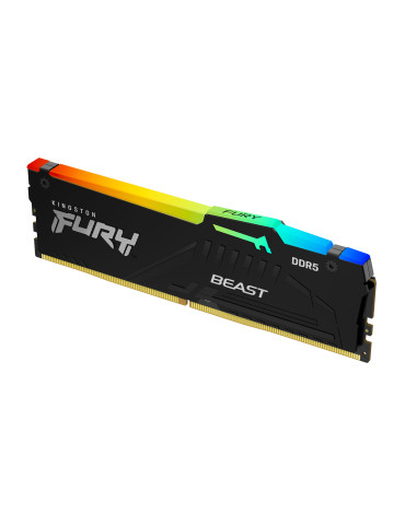 Kingston Technology FURY Beast RGB RAM-minnen 16 GB 1 x 16 GB DDR5 6000 MT s 288-pin DIMM