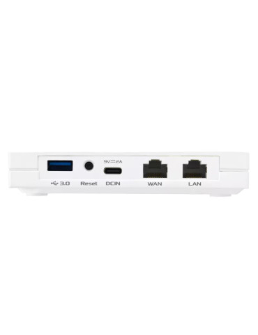 ASUS RT-AX57 Go wireless router Gigabit Ethernet Dual-band (2.4 GHz   5 GHz) White