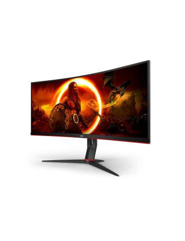 AOC G2 CU34G2XP computer monitor 34" 3440 x 1440 pixels UltraWide Quad HD LED Black, Red