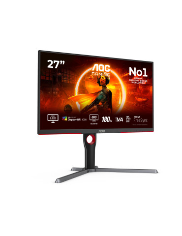 AOC G3 Q27G3XMN BK computer monitor 27" 2560 x 1440 pixels 2K Ultra HD LED Black, Red