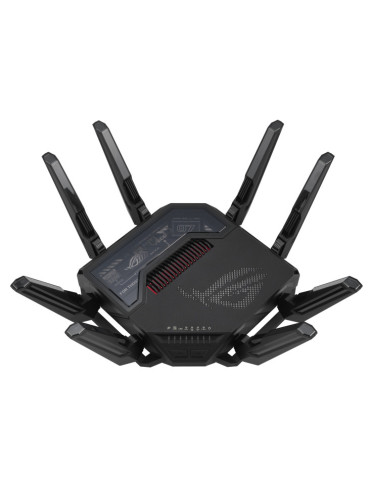ASUS ROG Rapture GT-BE98 wireless router 10 Gigabit Ethernet Quad-band (2.4 GHz   5 GHz-1   5 GHz-2   6 GHz) Black