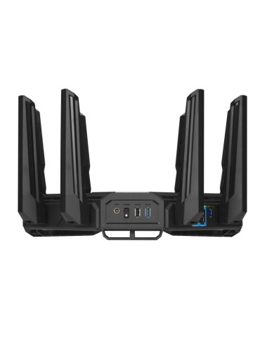 ASUS ROG Rapture GT-BE98 wireless router 10 Gigabit Ethernet Quad-band (2.4 GHz   5 GHz-1   5 GHz-2   6 GHz) Black