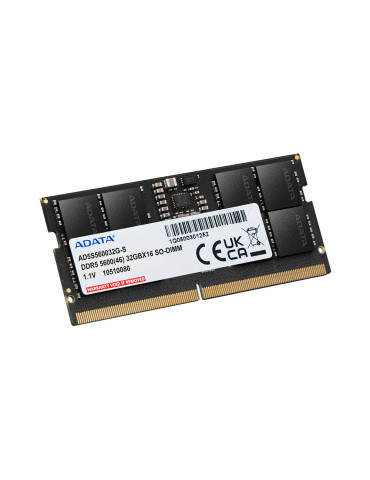 ADATA Premier memory module 16 GB 1 x 16 GB DDR5 262-pin SO-DIMM ECC