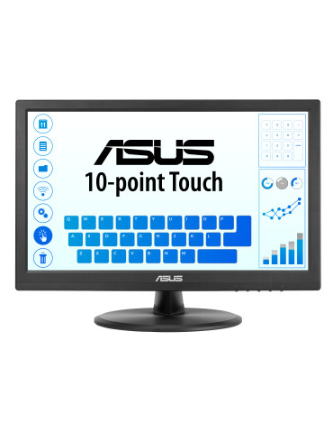ASUS Touch VT169HE computer monitor 15.6" 1920 x 1080 pixels Full HD LED Touchscreen Tabletop Black