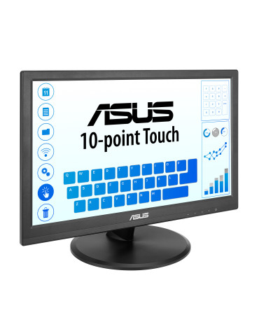 ASUS Touch VT169HE computer monitor 15.6" 1920 x 1080 pixels Full HD LED Touchscreen Tabletop Black