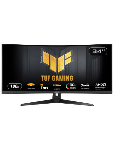 ASUS TUF Gaming VG34VQ3B computer monitor 34" 3440 x 1440 pixels UltraWide Quad HD LED Black