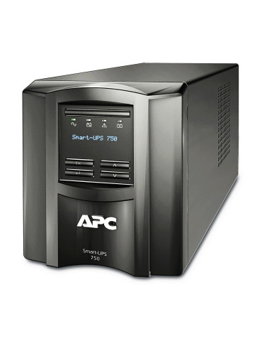 APC SMT750IC UPS-virtalähde Linjainteraktiivinen 0,75 kVA 500 W 6 AC-pistorasia(a)