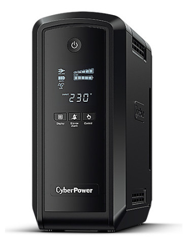 CyberPower CP900EPFCLCD UPS-virtalähde Valmiustila (ilman yhteyttä) 0,9 kVA 540 W 6 AC-pistorasia(a)