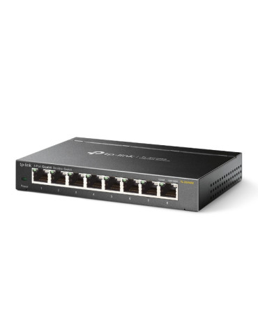 TP-Link Omada TL-SG108S network switch Unmanaged Gigabit Ethernet (10 100 1000) Black
