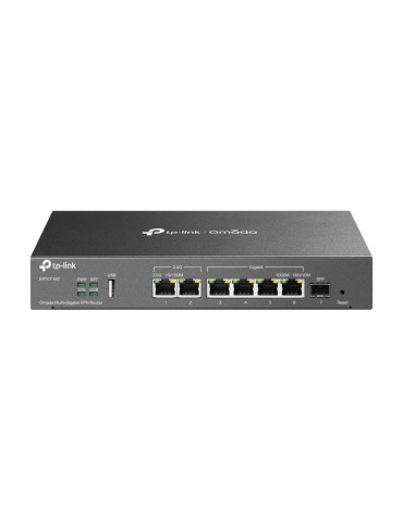 TP-Link Omada ER707-M2 langallinen reititin 2.5 Gigabit Ethernet, Nopea Ethernet, Gigabitti Ethernet Musta