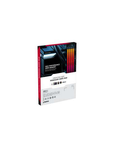 Kingston Technology FURY 32 Gt 6400 MT s DDR5 CL32 DIMM (2 kpl n pakkaus) Renegade RGB
