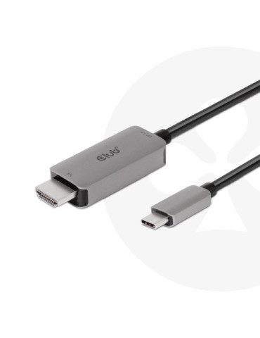 CLUB3D CAC-1587 video cable adapter 118.1" (3 m) USB Gen2 Type-C HDMI Type A (Standard) Black