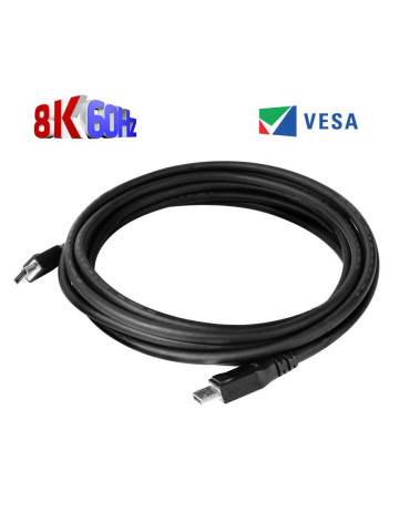CLUB3D DisplayPort 1.4 HBR3 8K Cable M M 5m  16.40ft