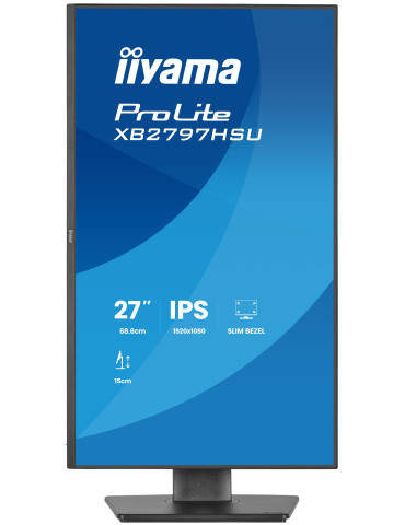 iiyama ProLite XB2797HSU-B1 platta pc-skärmar 68,6 cm (27") 1920 x 1080 pixlar Full HD LED Svart