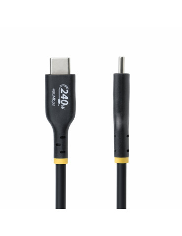 StarTech.com 4 m USB-C-laddningskabel, laddning och synkronisering, 240 W (5 A) PD EPR, USB 2.0-laddare för bärbar dator,