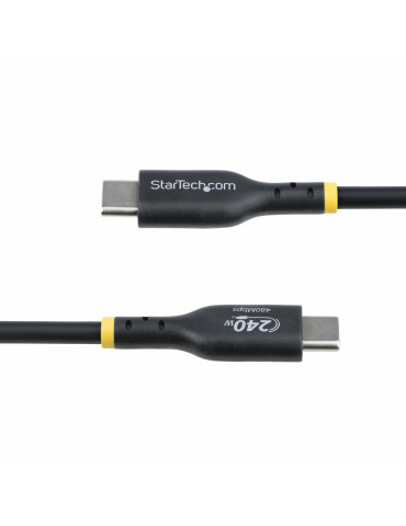 StarTech.com 4 m USB-C-laddningskabel, laddning och synkronisering, 240 W (5 A) PD EPR, USB 2.0-laddare för bärbar dator,