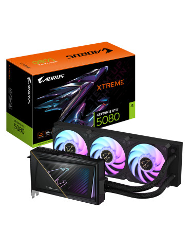 GIGABYTE AORUS GeForce RTX 5080 XTREME WATERFORCE 16G NVIDIA 16 GB GDDR7