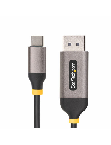 StarTech.com 3 m USB-C till DisplayPort-kabeladapter, 8K 60 Hz, 4K 144 Hz, HDR, USB Type-C till DP 1.4-videokonverteringskabel,